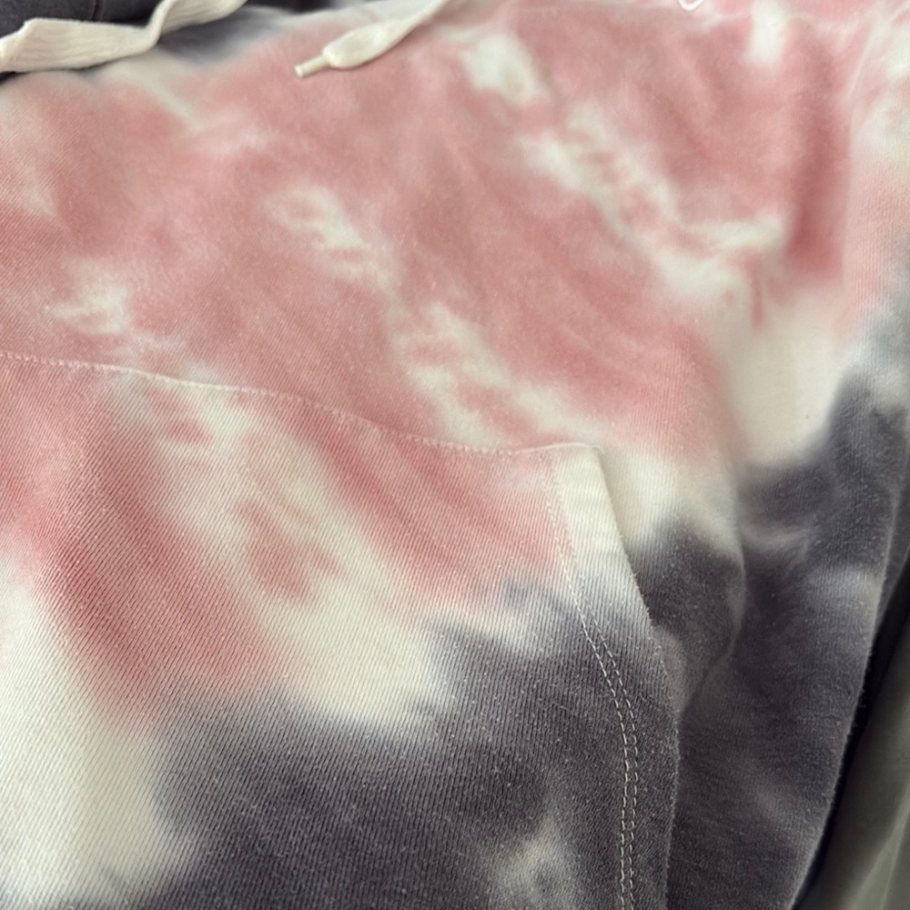 Ivory Ella Tie-Dye Hoodie Sweatshirt - Picture 5 of 7